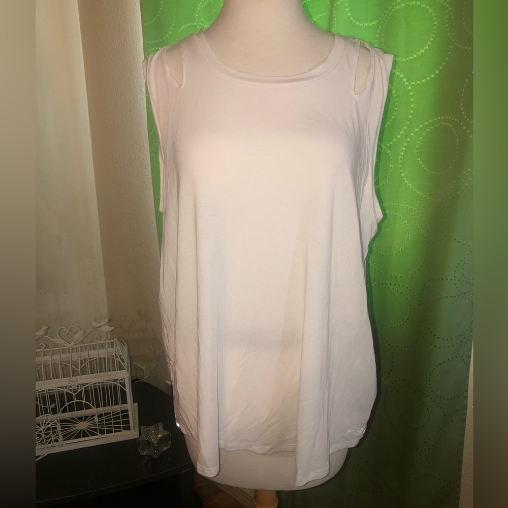 EUC XL White North Face Athletic Tank